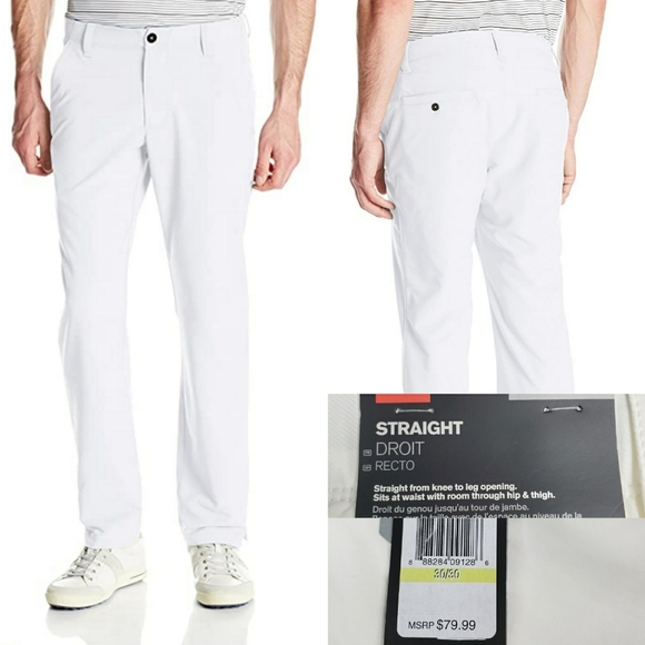 Under Armour Other - ⛳ NEW UA UNDER ARMOUR MATCH PLAY WHITE GOLF PANTS